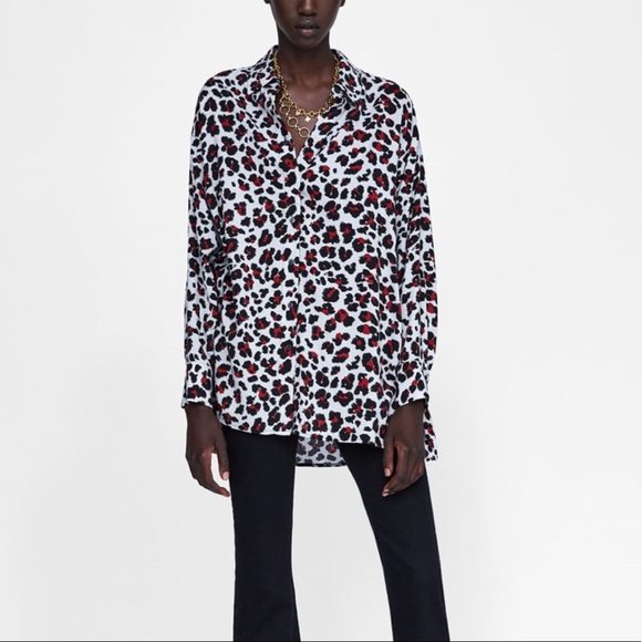 Zara Tops - ZARA animal print top